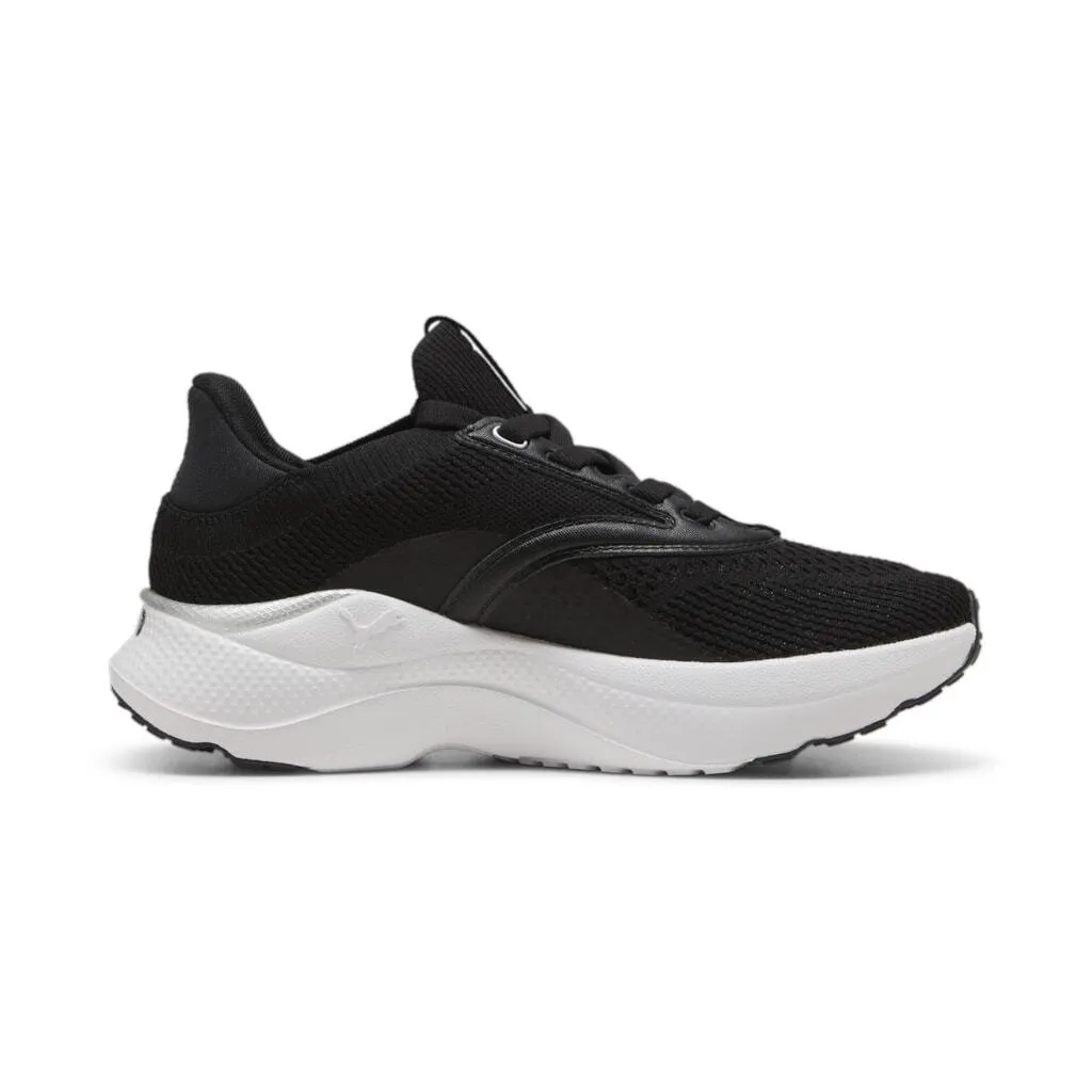 PUMA Softride Mayve Jr Shoe - Black/White - Youth - Kids