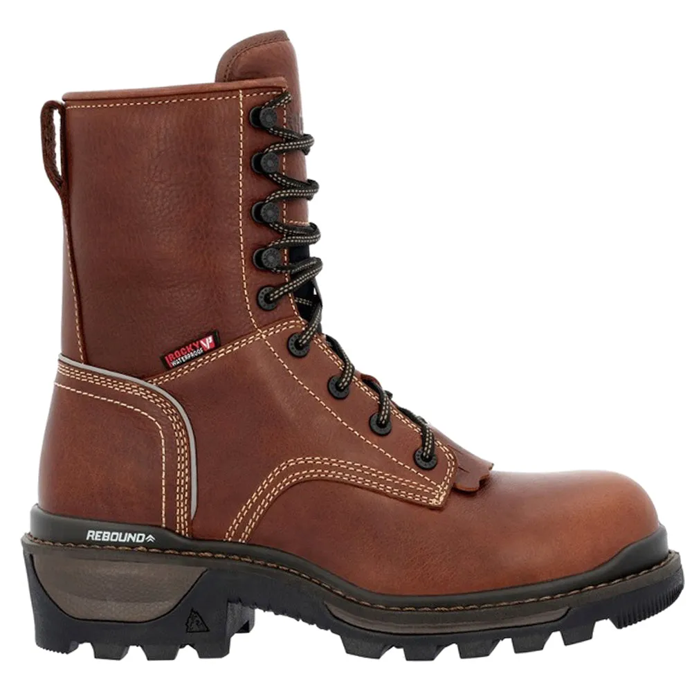 Rams Horn Logger 9 inch Waterproof Composite Toe Work Boots