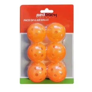 Redback 6 pack Orange Practice Golf Balls