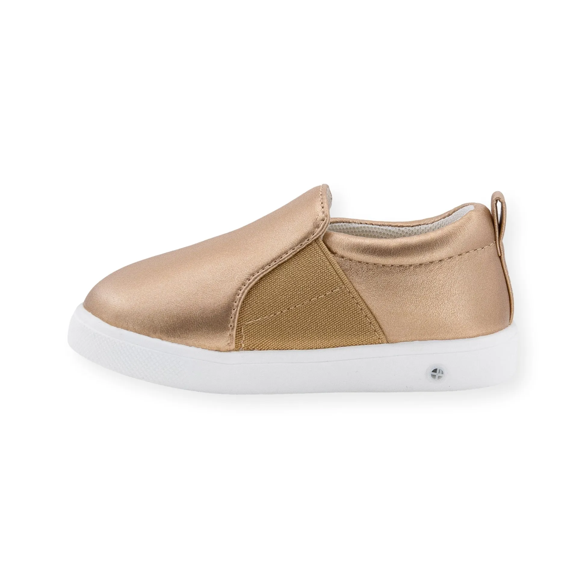 Sadie Gold Slip-On Shoe