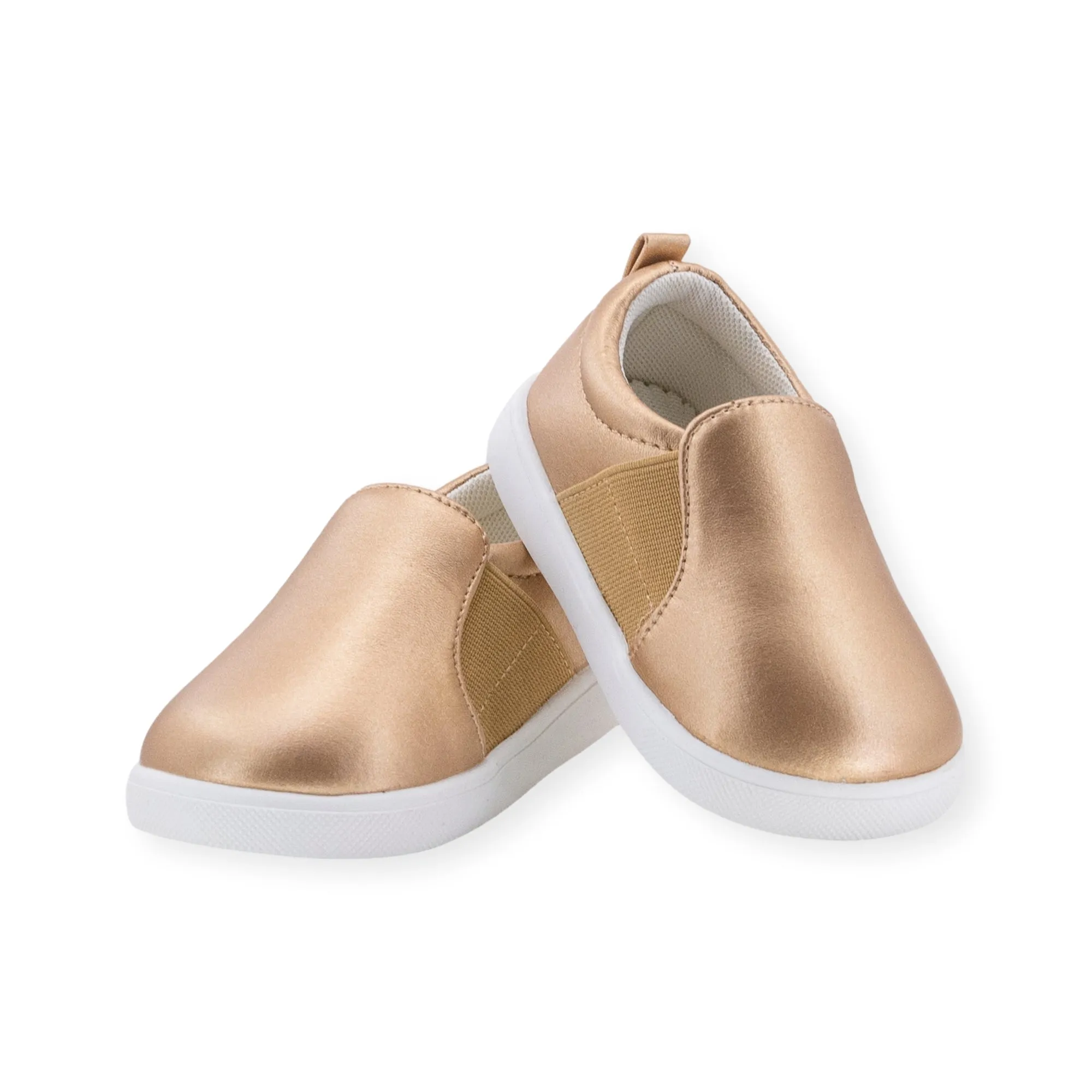 Sadie Gold Slip-On Shoe