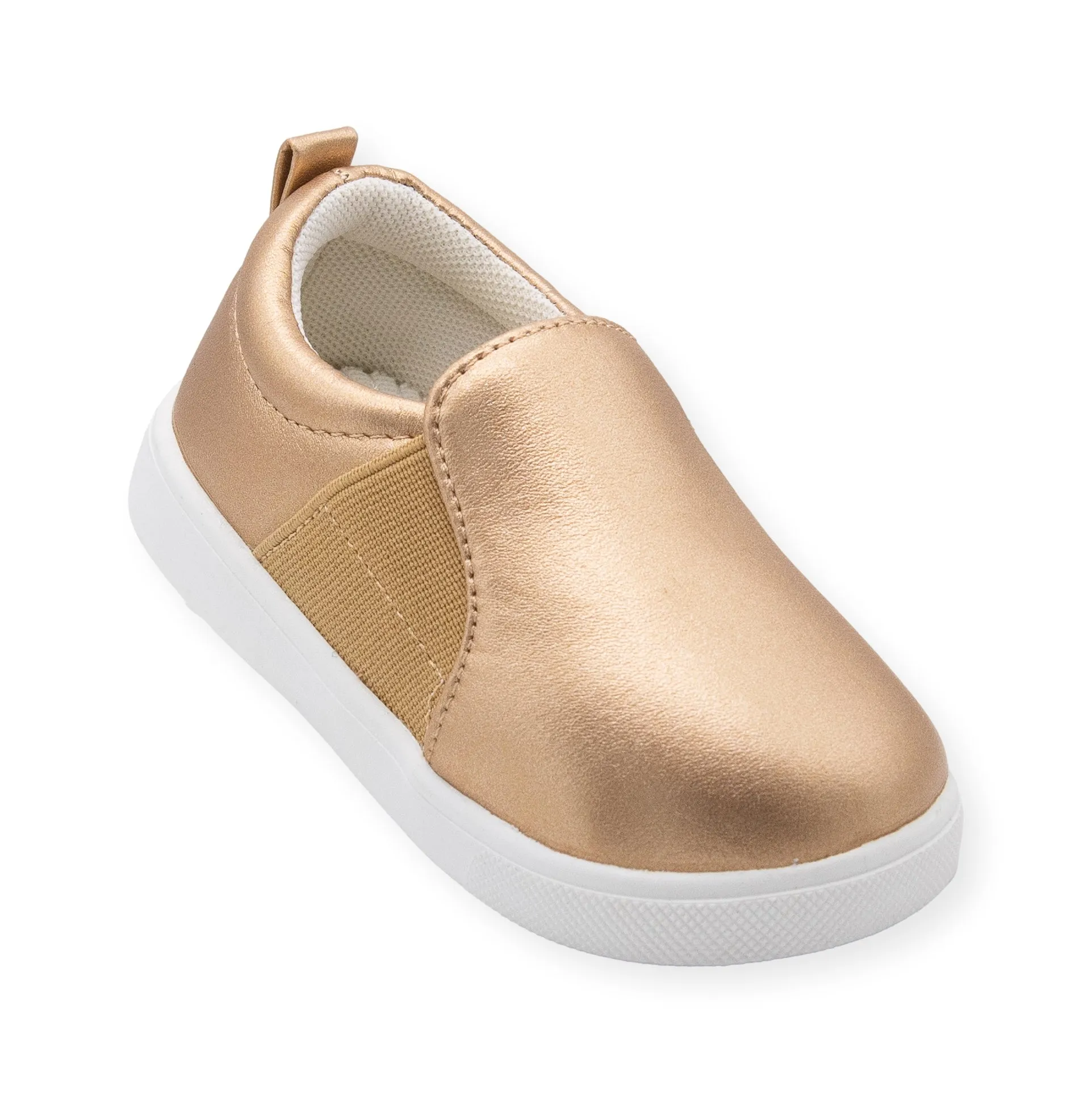 Sadie Gold Slip-On Shoe