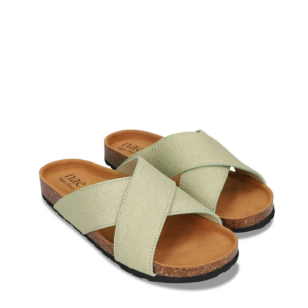 Samui Unisex Piñatex Vegan Leather Sandals | Green