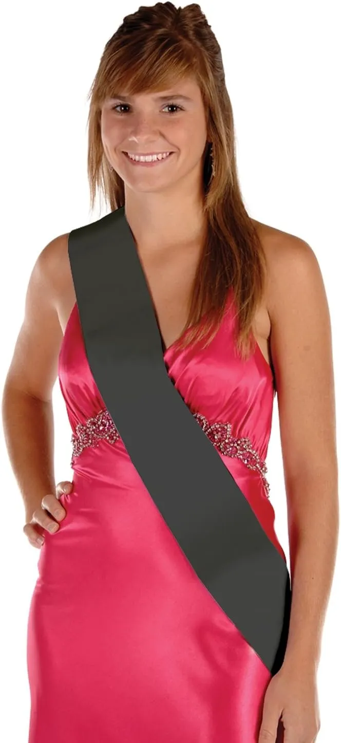 Satin Sash (pink) Party Accessory (1 count) (1/Pkg)