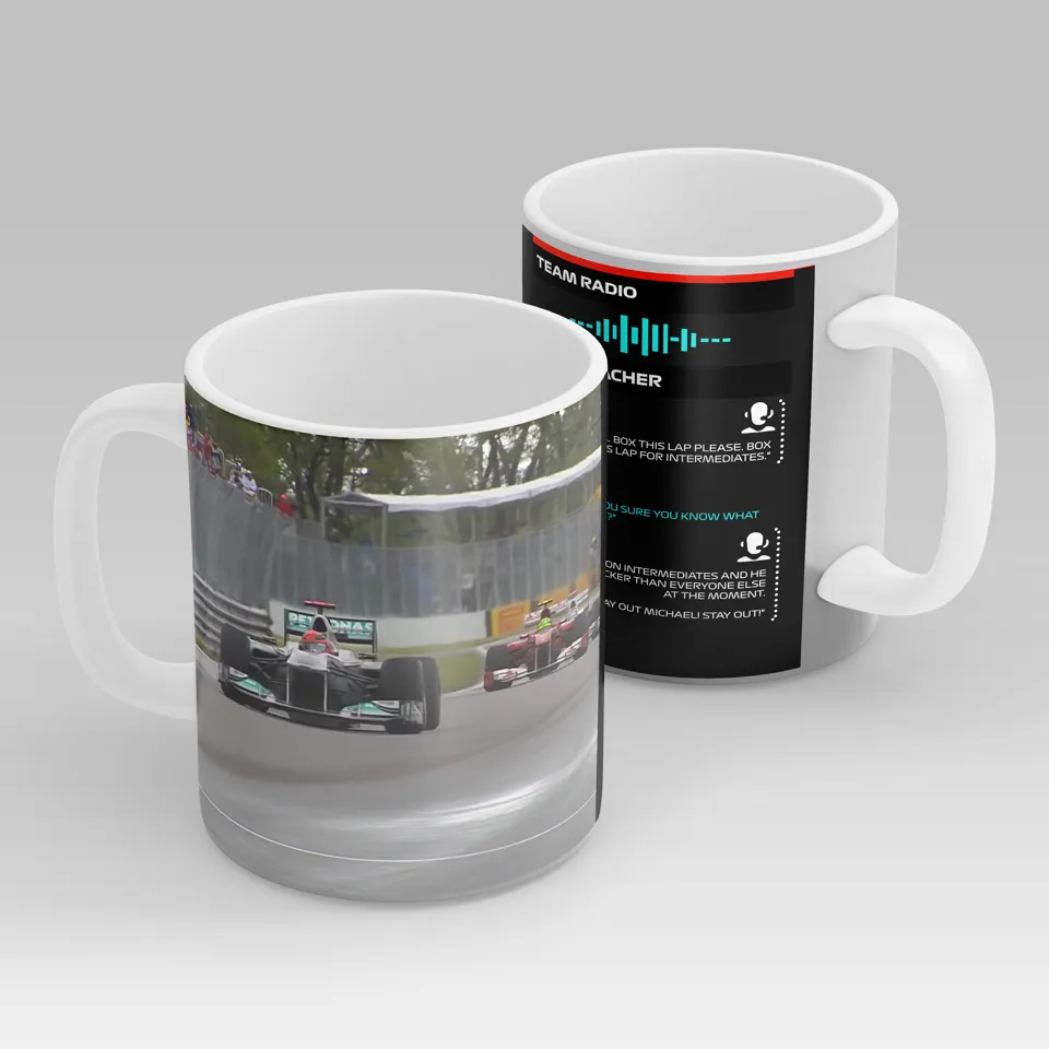 Schumacher Driver Chat Mug