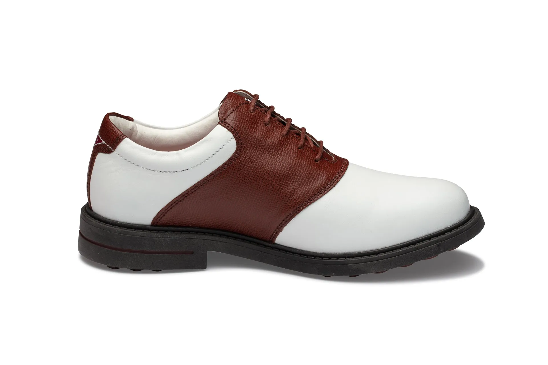 Scottsdale  06  White|Brown Men's Golf Shoes  S006 03