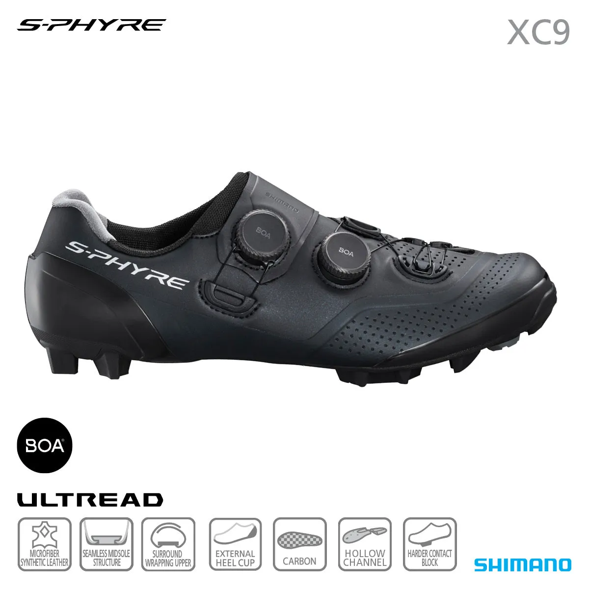 Shimano XC9 S-PHYRE Wide Fit MTB Shoe