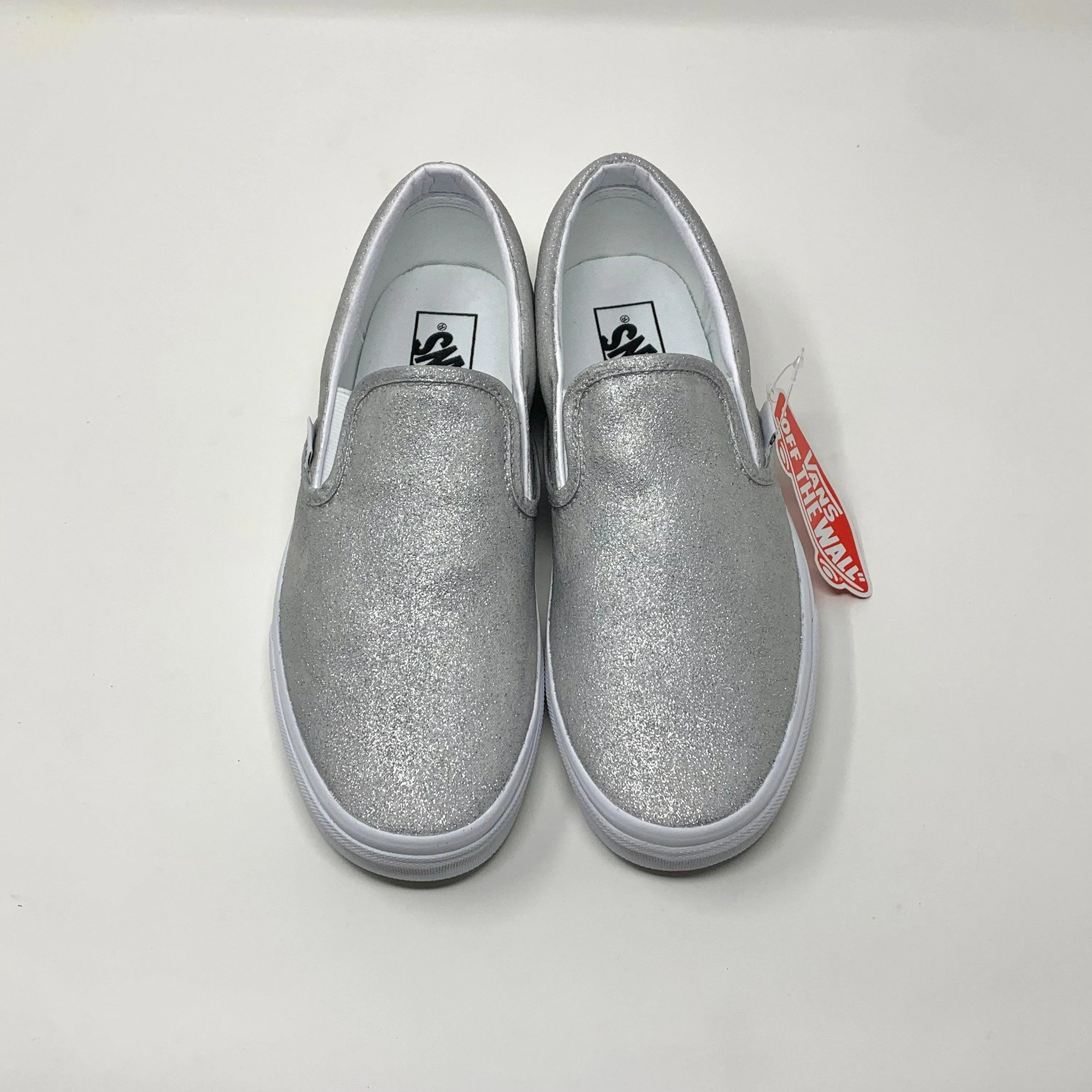 Silver Glitter Shoes