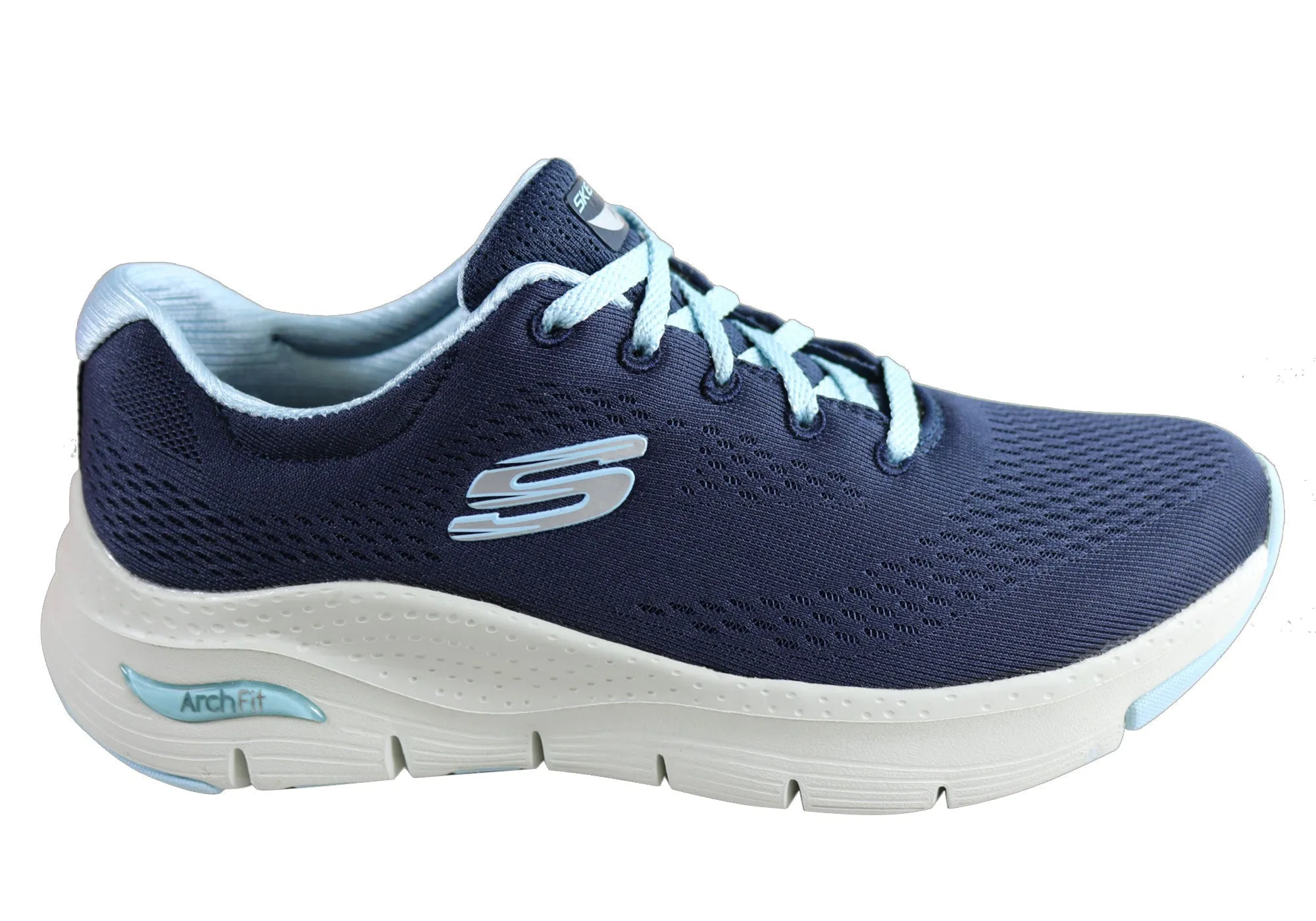 Skechers Womens Arch Fit Comfortable Lace Up Shoes