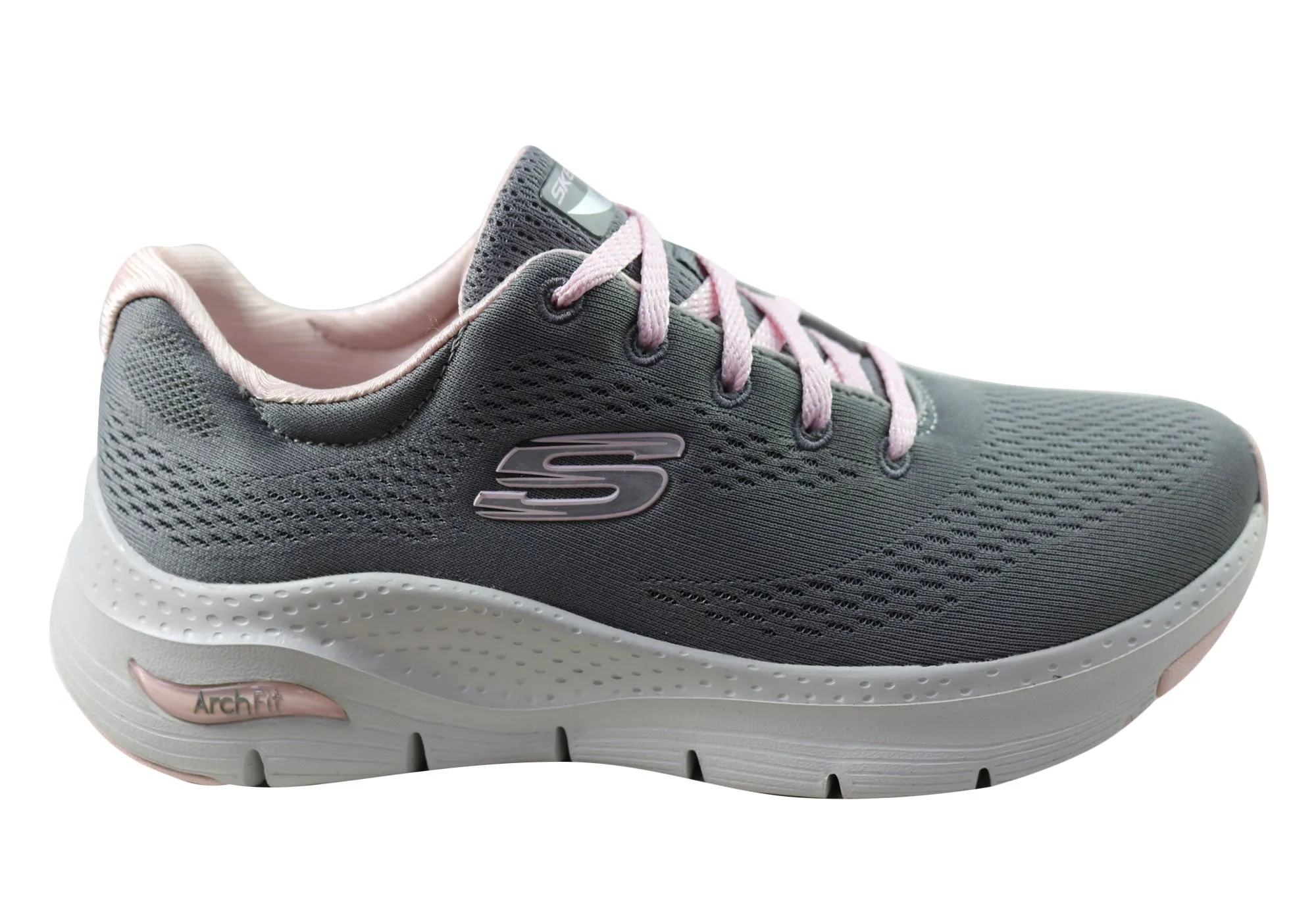 Skechers Womens Arch Fit Comfortable Lace Up Shoes