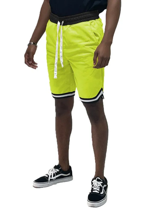 Solid Athletic Basketball Sports Shorts Chevron Trim