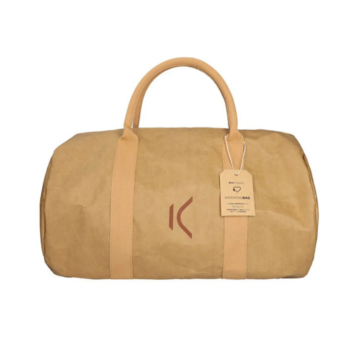 Sports Bag KSIX WeekendBag Brown Eco-friendly kraft paper