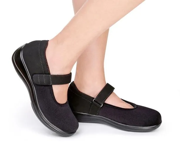 Springfield-Black Women's Mary Jane Stretchable 827