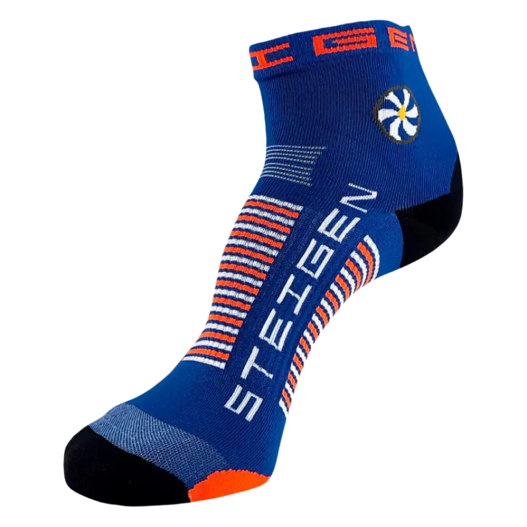 Steigen - Quarter Length Running Socks - Royal Blue