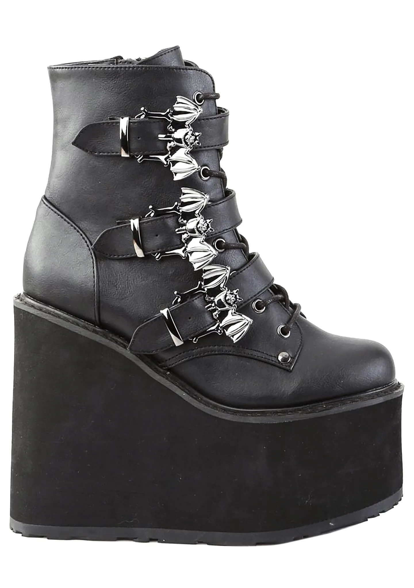 SWING 103 Creature of the Night Black Platform Boots