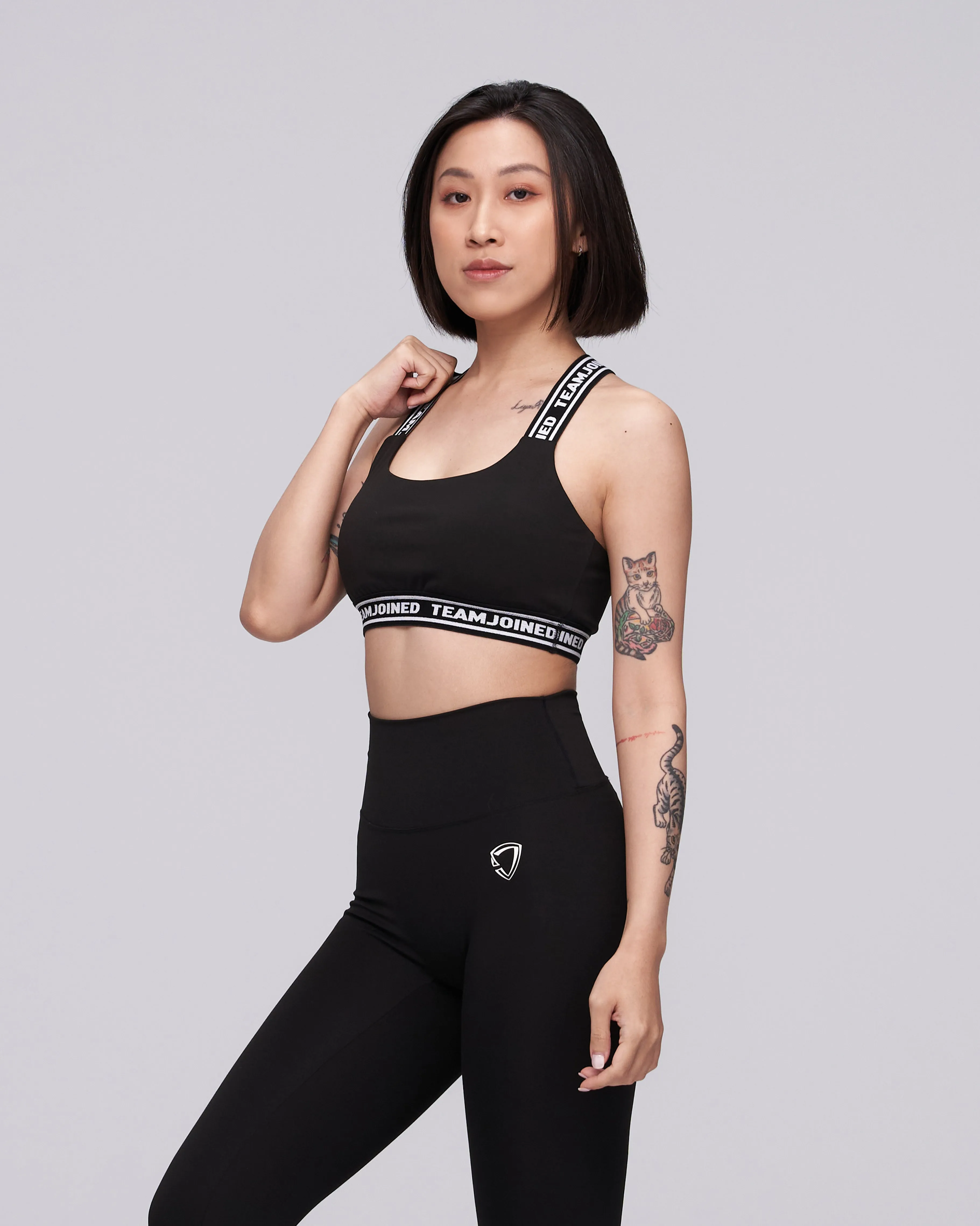 Tape Crossback Sports Bra