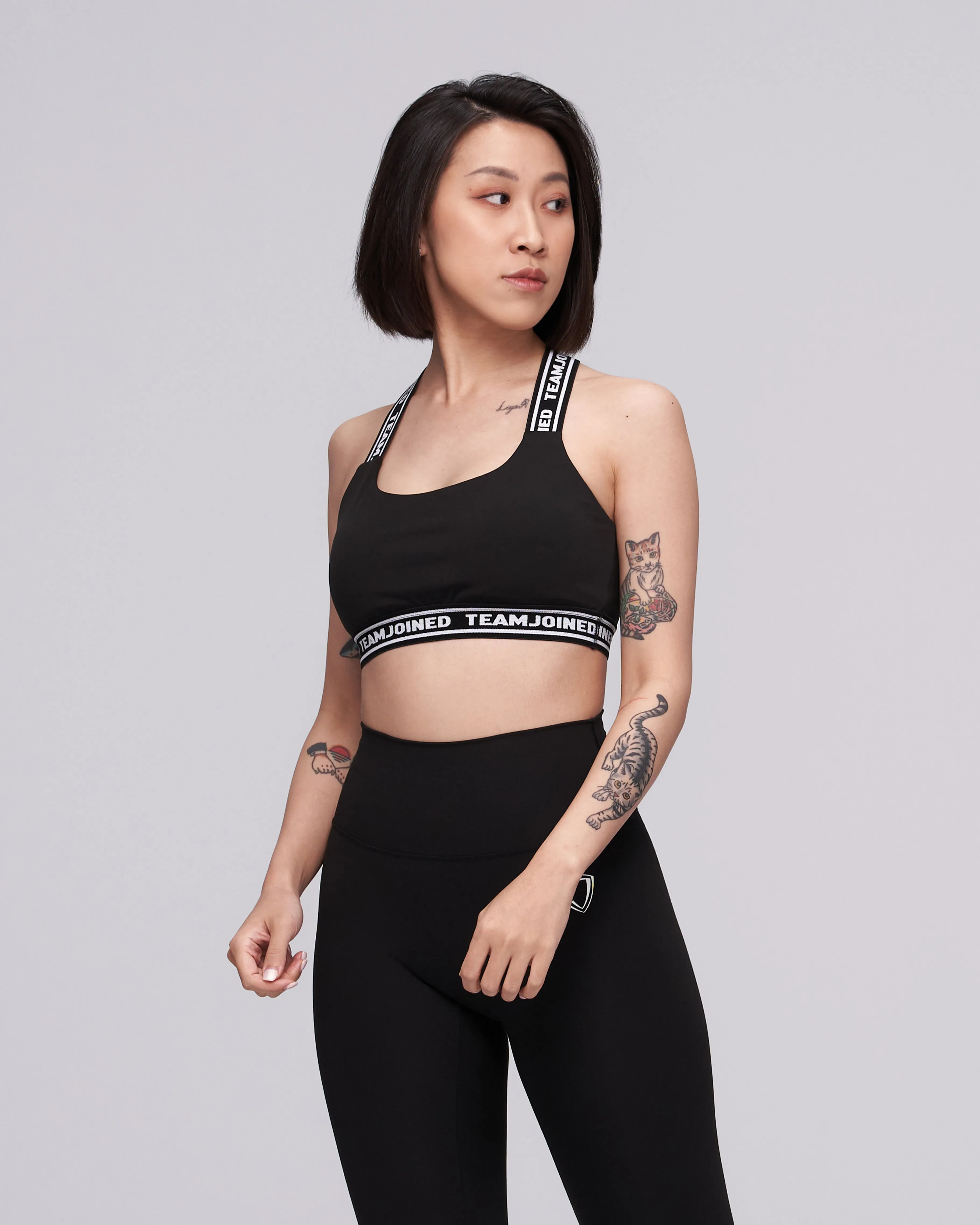 Tape Crossback Sports Bra