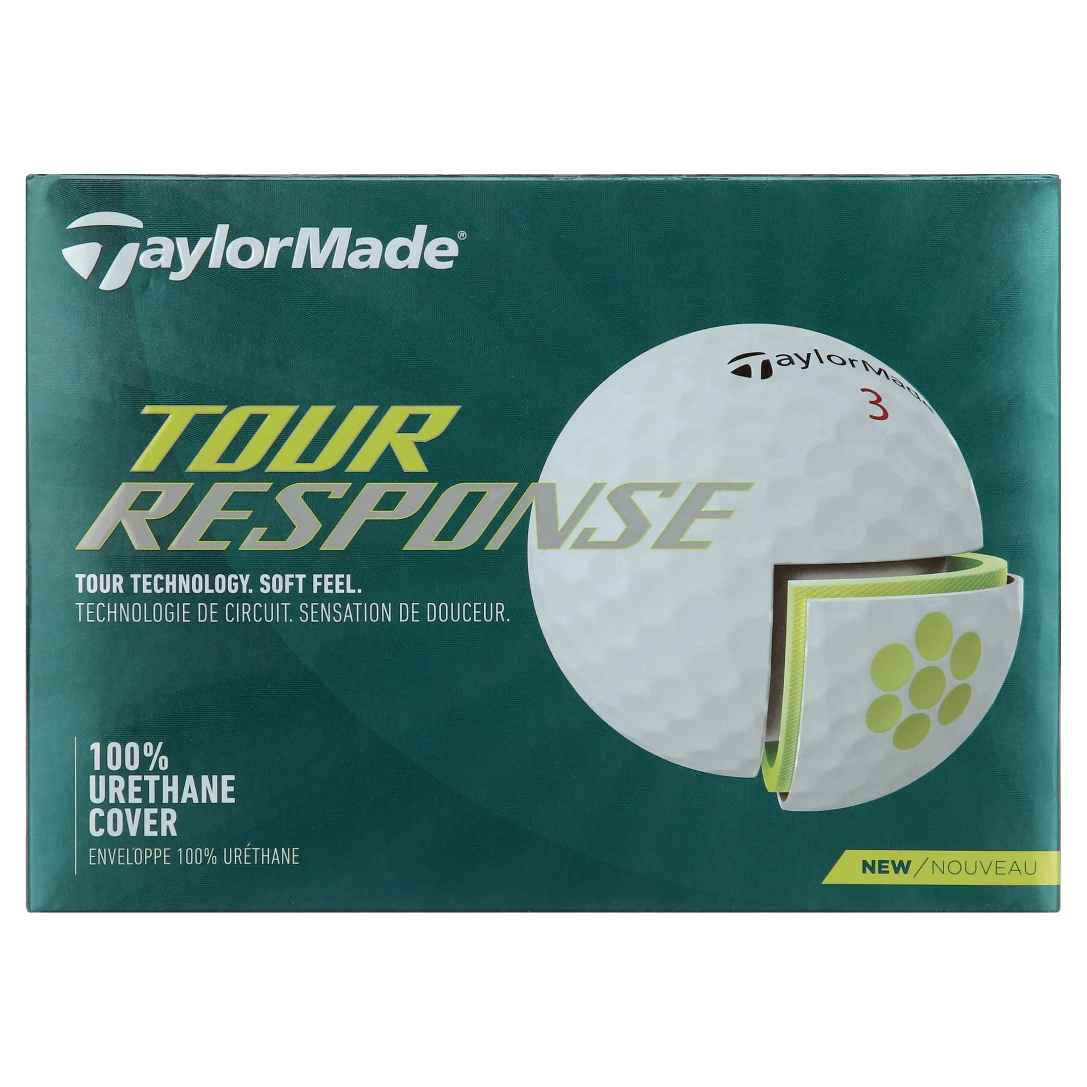 TaylorMade 2022 Tour Response Golf Balls 12 Pack, White