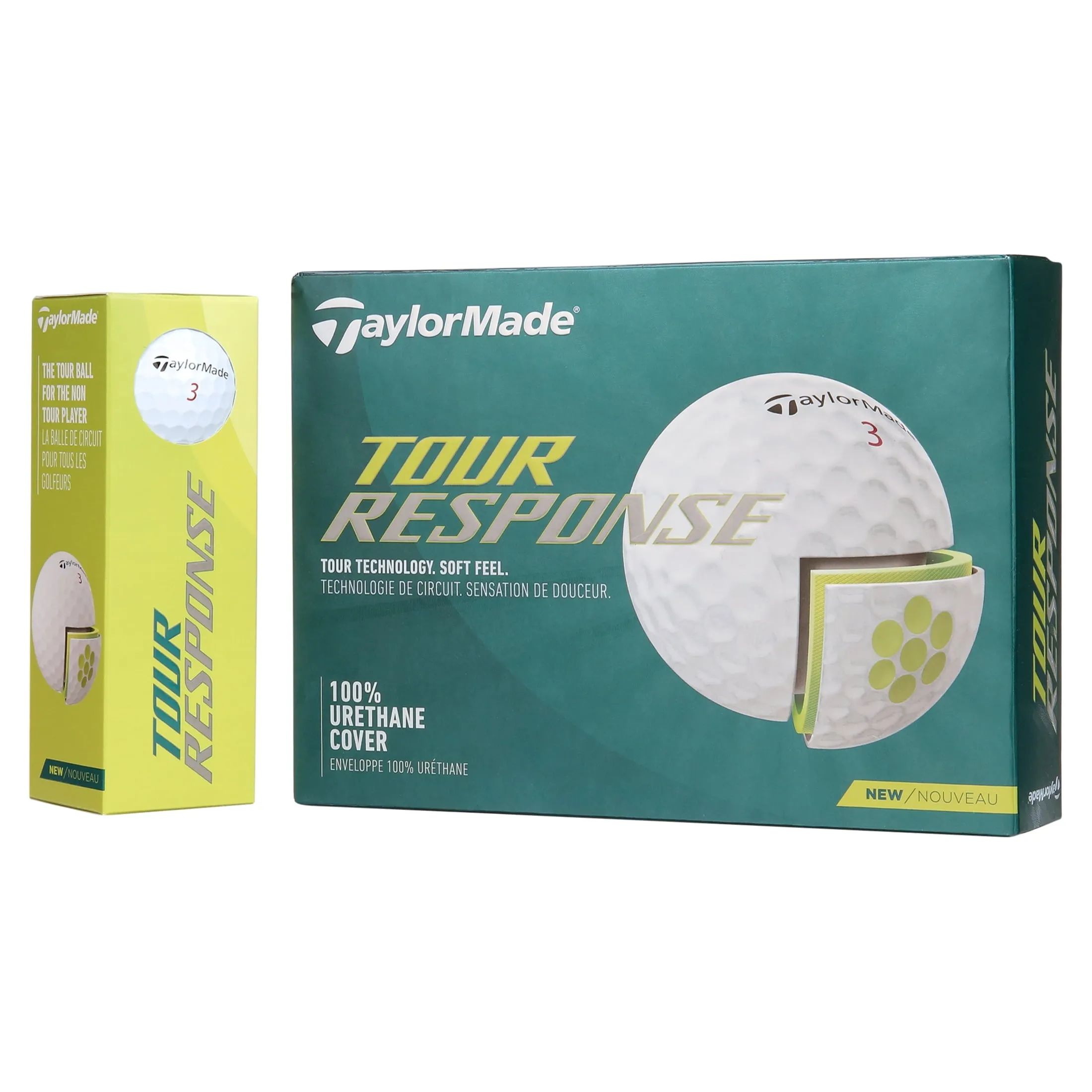 TaylorMade 2022 Tour Response Golf Balls 12 Pack, White