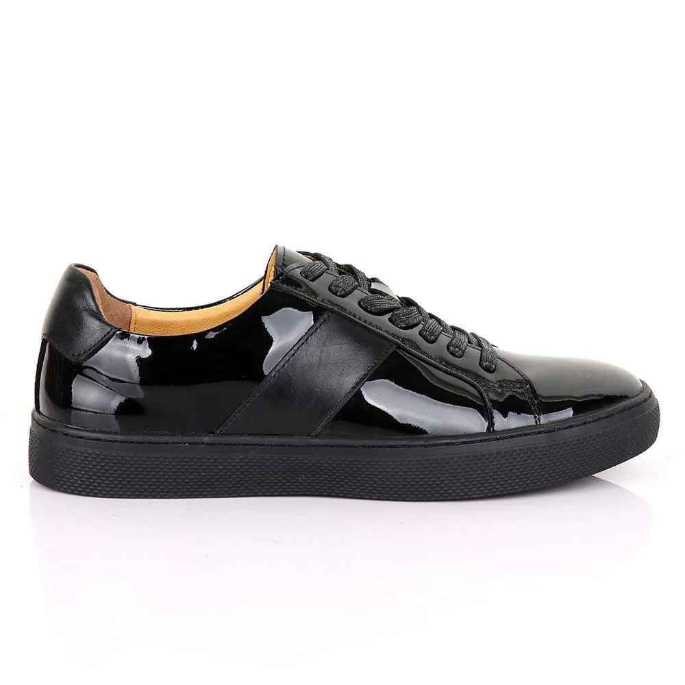 Terry Taylors Oxford Glossy Black Sneakers shoe