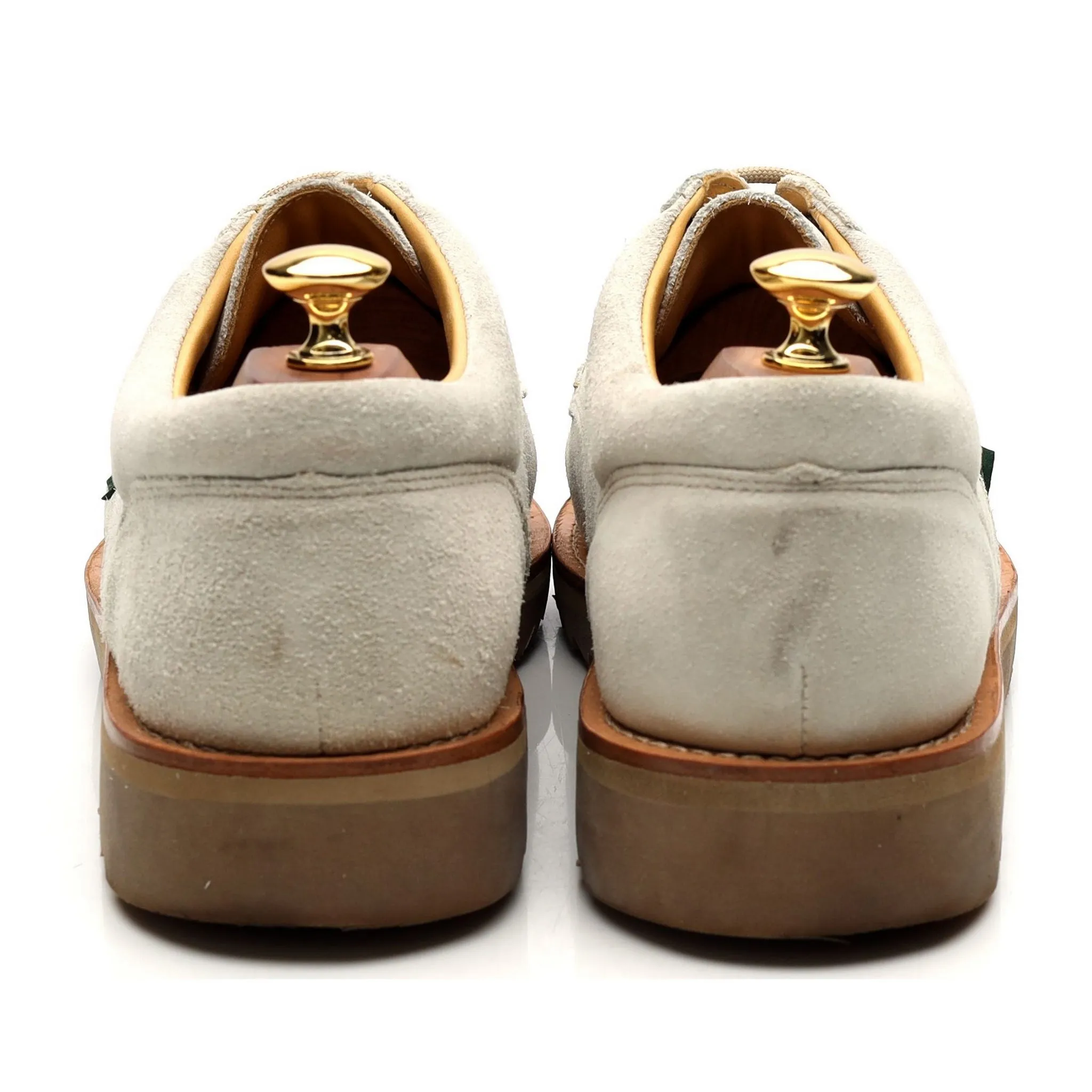 'Thiers' Cream Suede Deck Shoes UK 9