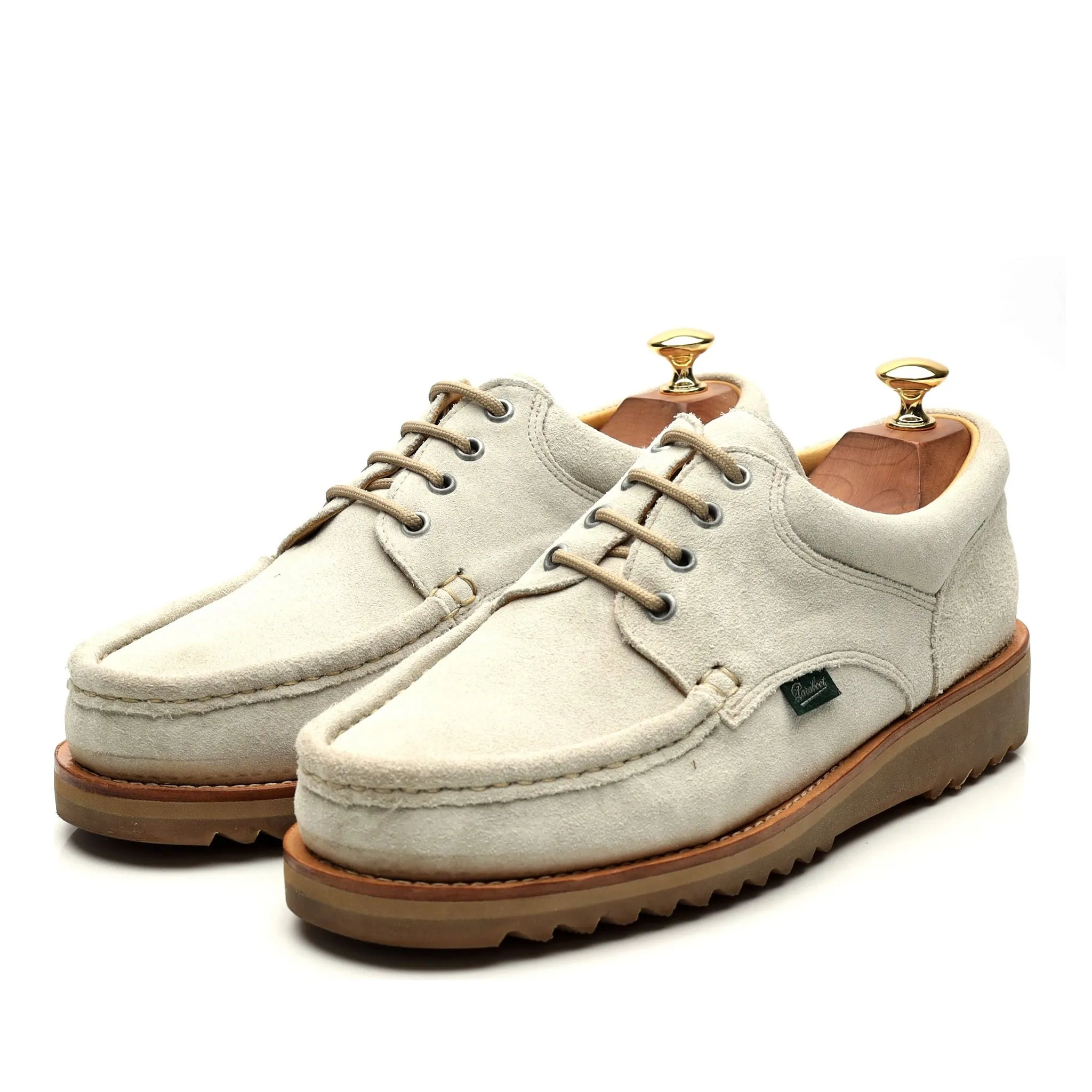 'Thiers' Cream Suede Deck Shoes UK 9