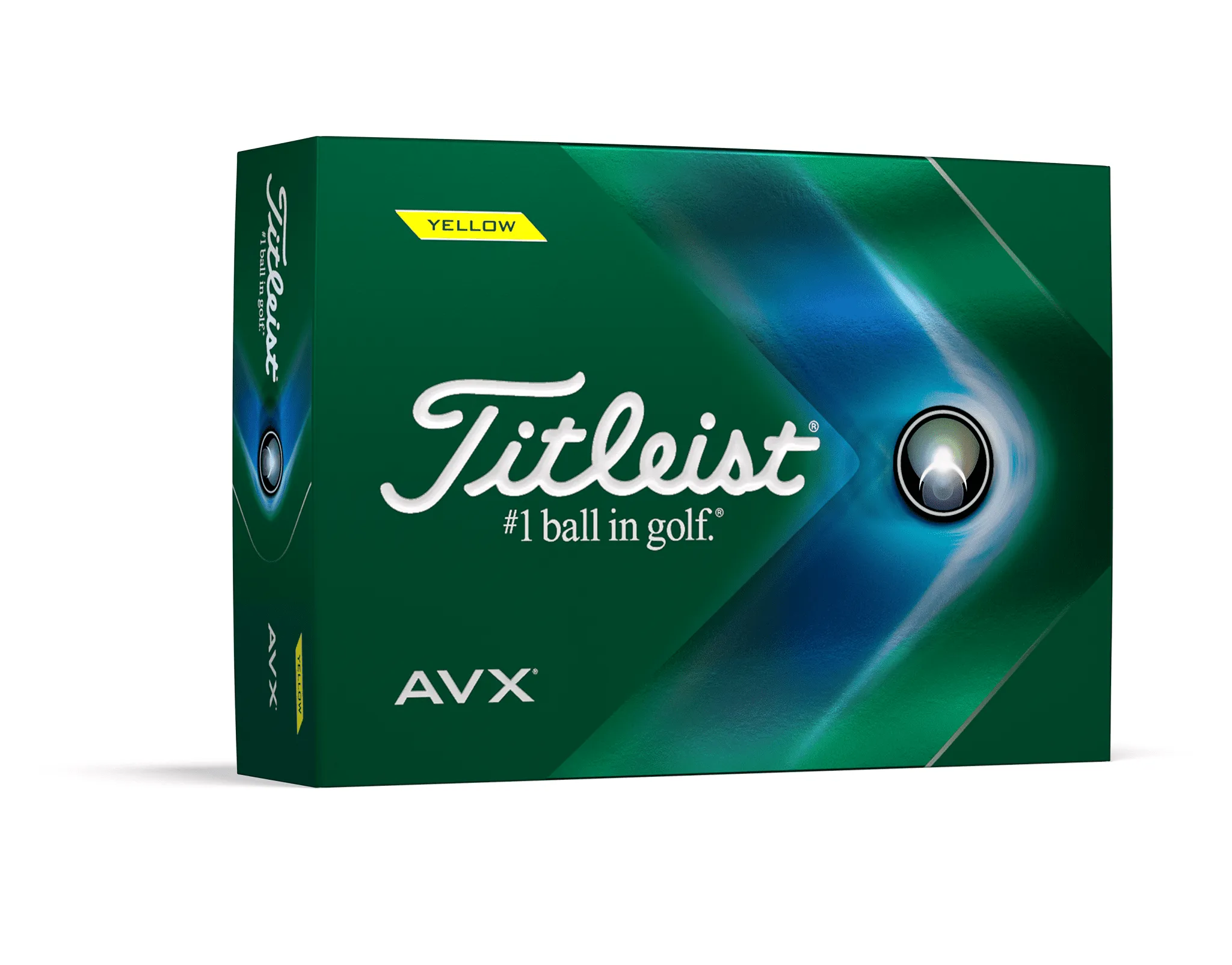 Titleist 2022 AVX Golf Balls, 12 Pack, White