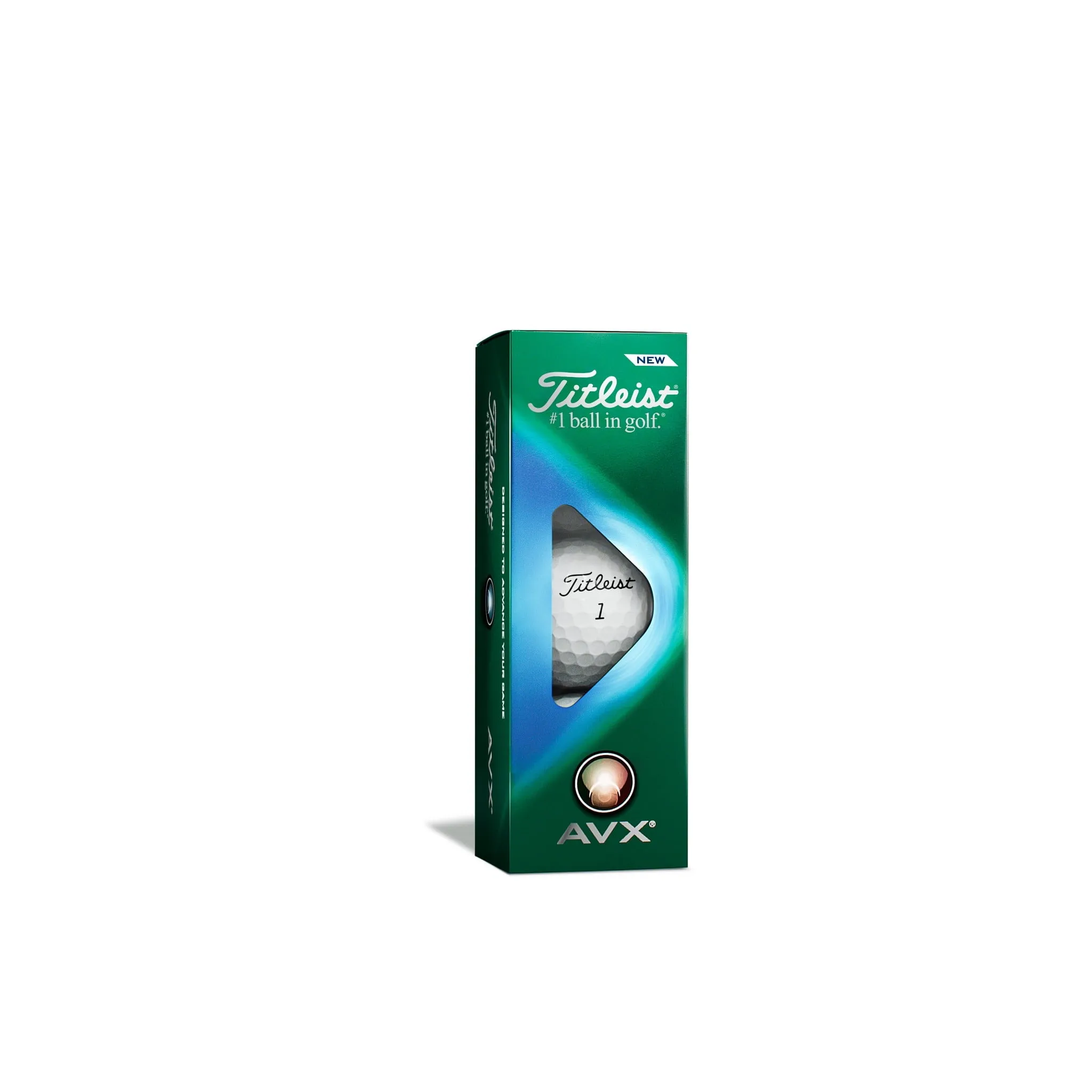 Titleist 2022 AVX Golf Balls, 12 Pack, White