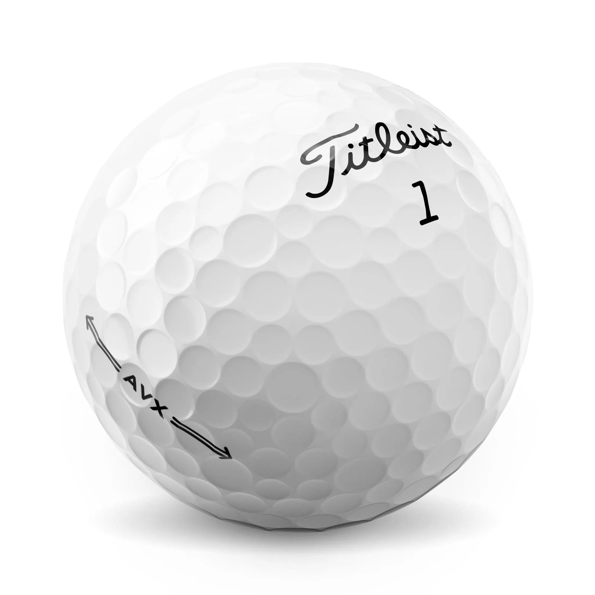 Titleist 2022 AVX Golf Balls, 12 Pack, White