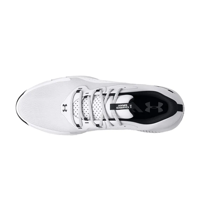 UNDER ARMOUR Charged Draw Men's Spiked Shoes (White/White/Black)