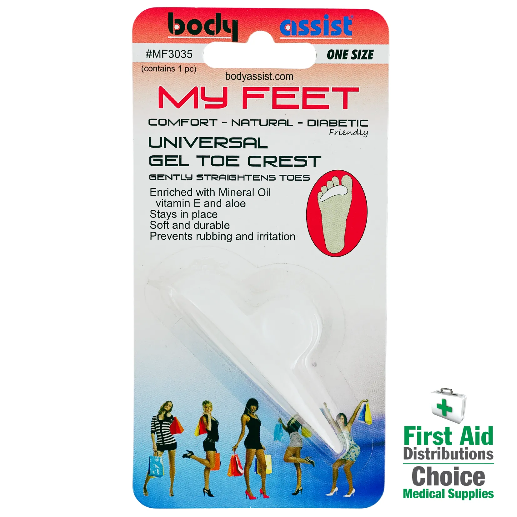 Universal Gel Toe Crest - Body Assist (1)