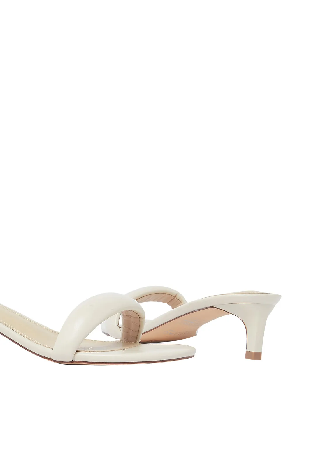 Women Beige Padded Mule