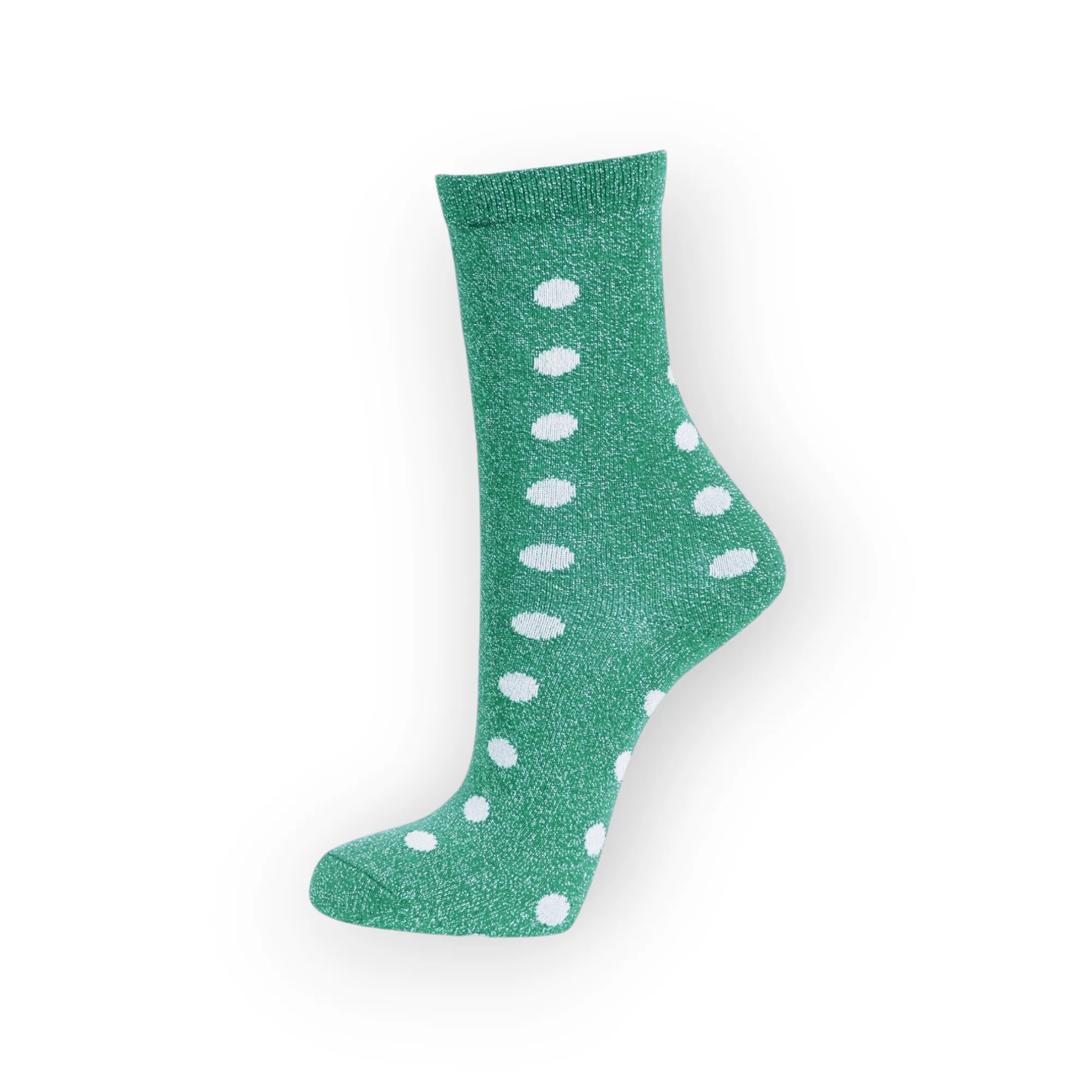 Women's Glitter Socks Polka Dots Sparkly Ankle Socks