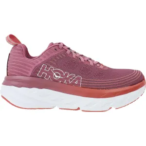 Women's Hoka One One Bondi 6 Heather Rose/Lantana Mesh