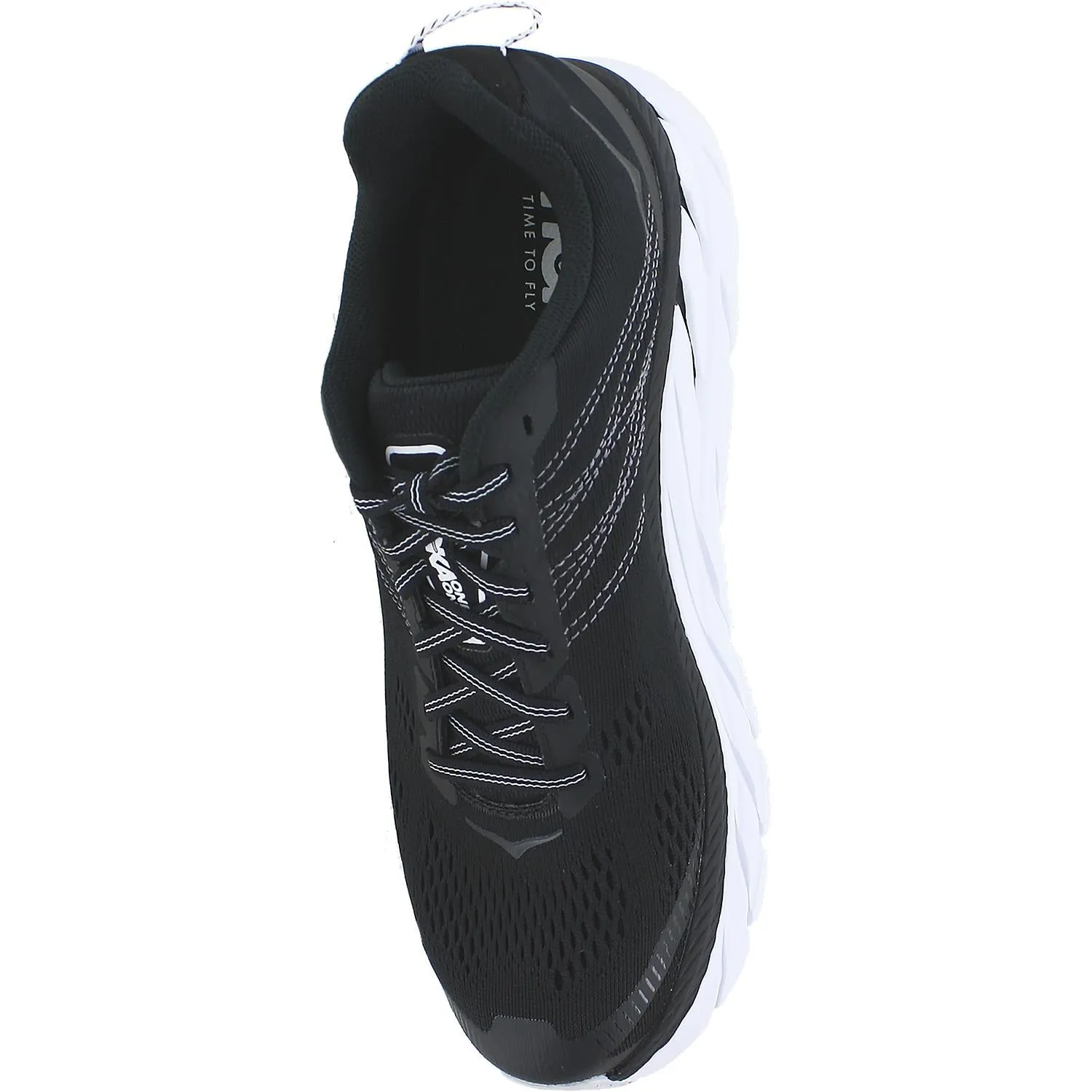 Women's Hoka One One Clifton 6 Black/White Mesh