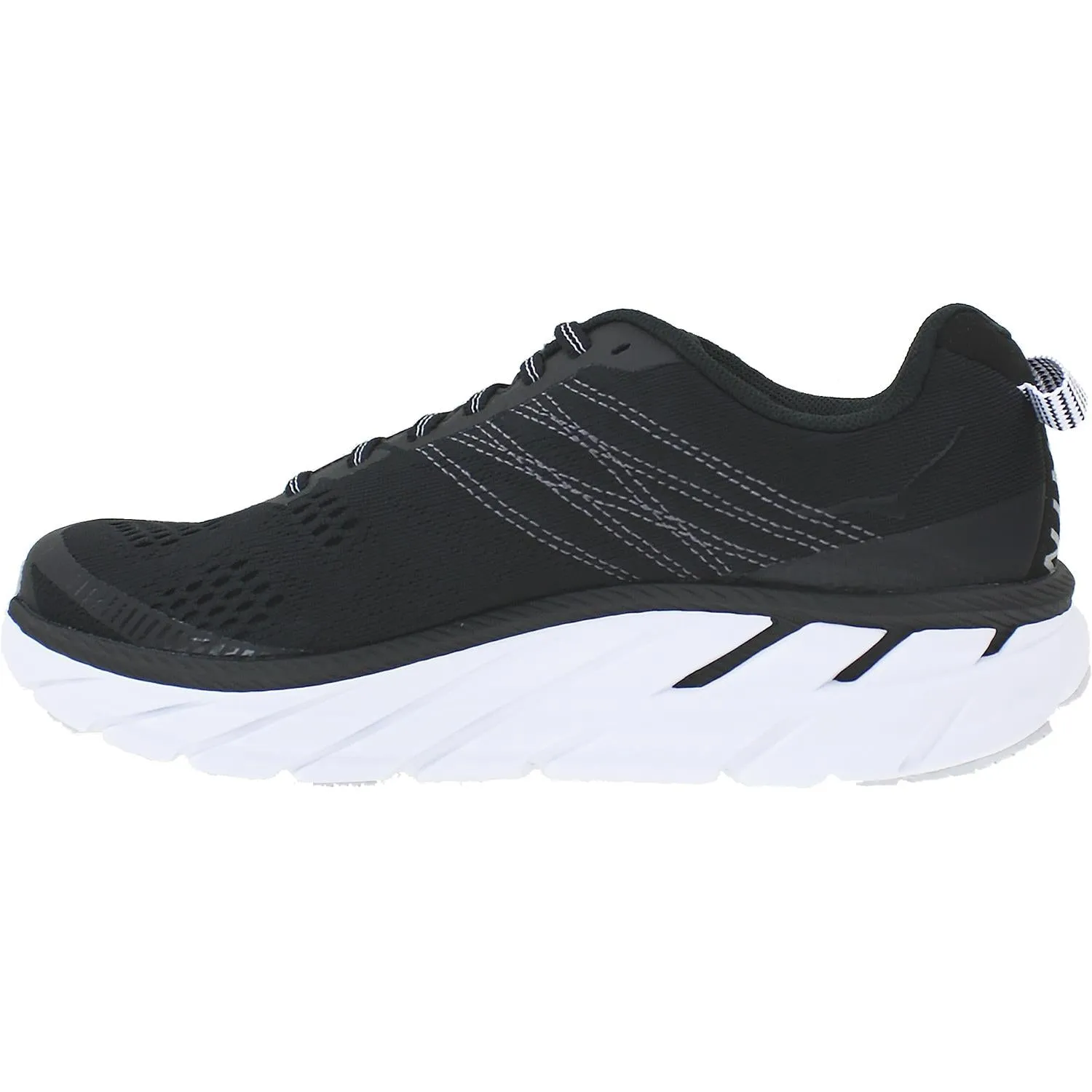 Women's Hoka One One Clifton 6 Black/White Mesh