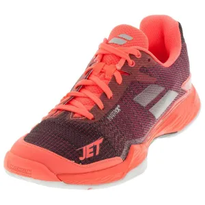 Women's Jet Mach II Fluo Pink and Silver Tennis Shoes