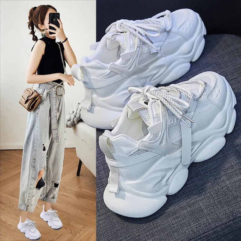 Women's Korean Style Clunky For Spring Sneakers