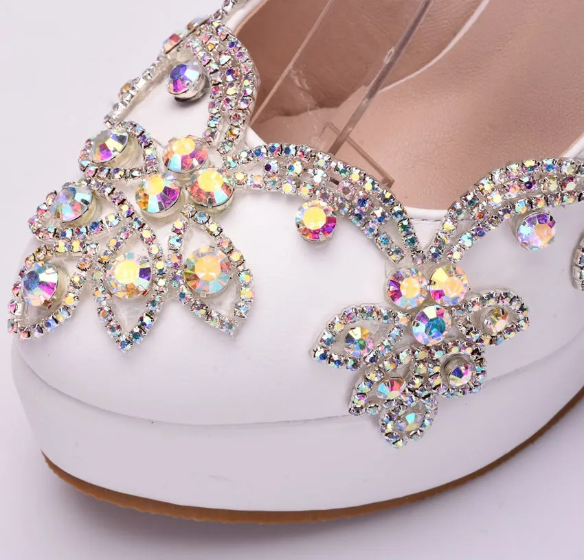 Women's Rhinestone High Heel Shoes